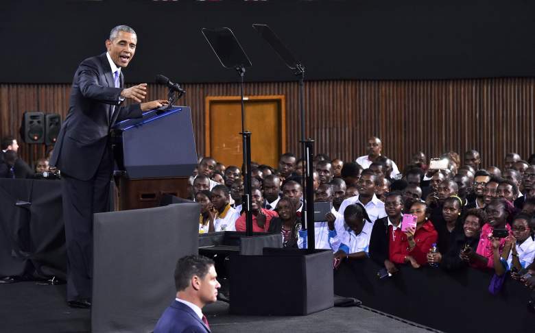 El presidente Barack Obama en Kenya, 26 de julio.  (Foto: CARL DE SOUZA/AFP/Getty Images)