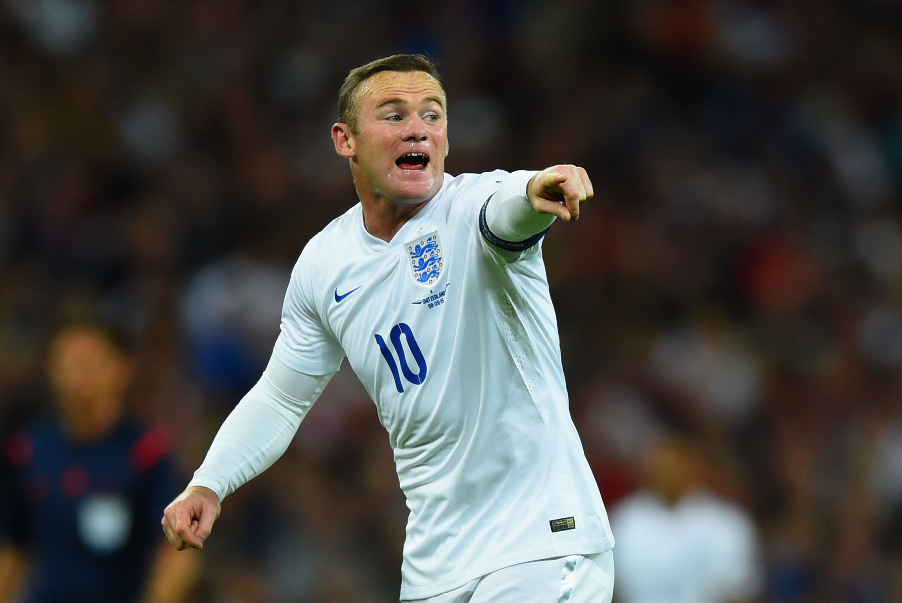 Wayne Rooney de Inglaterra. (Getty)