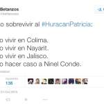 Ninel Conde, huracan Patricia