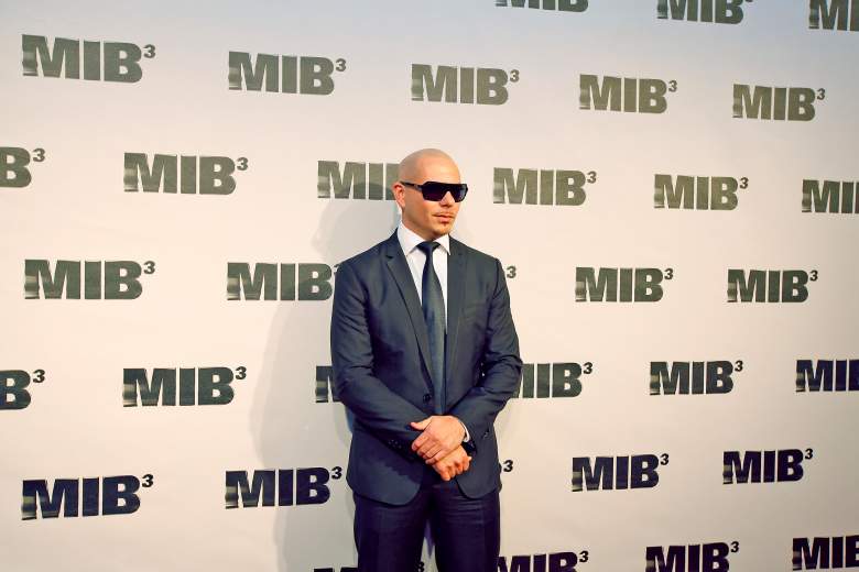 Rapper Pitbull arrives for the red carpe