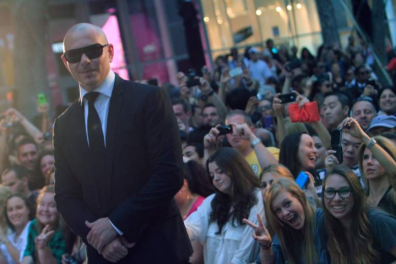 Rapper PITBULL arrives for the red carpe