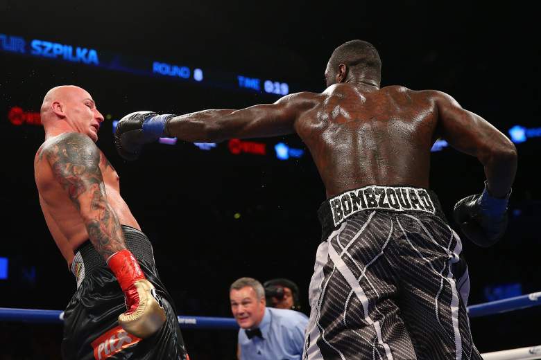 at Barclays Center on January 16, 2016 in Brooklyn borough of New York City. Noticias del boxeo, Deontay Wilder fotos, Deontay Wilder imagenes
