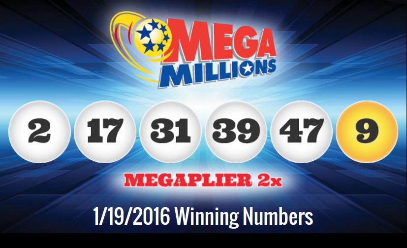 Mega Millions Números Ganadores Para 19 de enero 2016