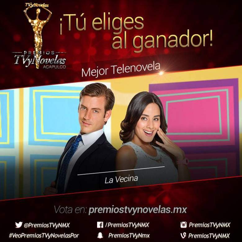 Para votar por tu favorito haz clic aquí o PremiosTVyNovelas.mx. 