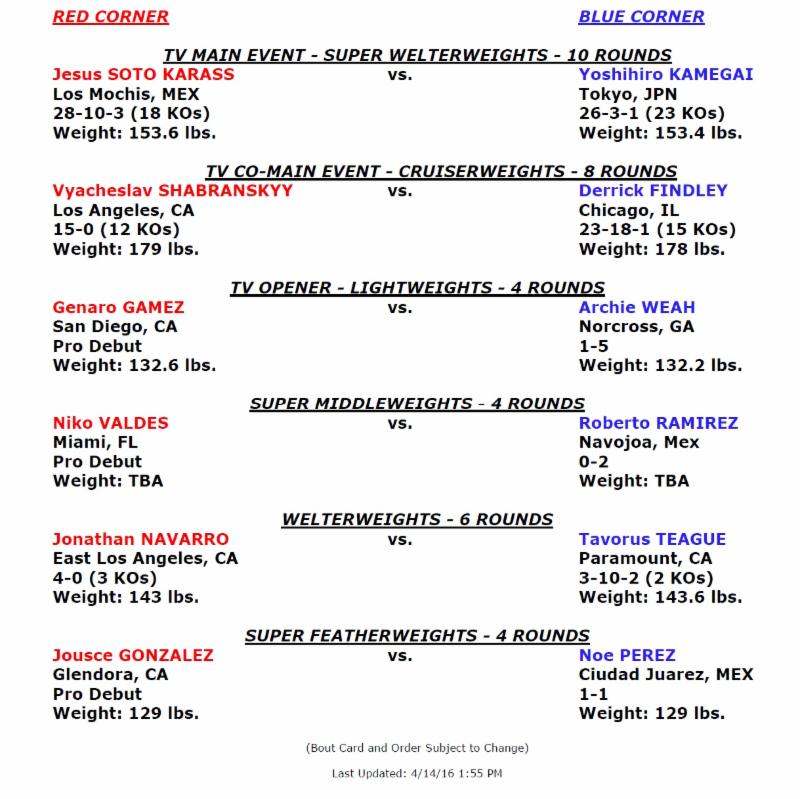 VER Jesus Soto Karass vs. Yoshihiro Kamegai Pelea