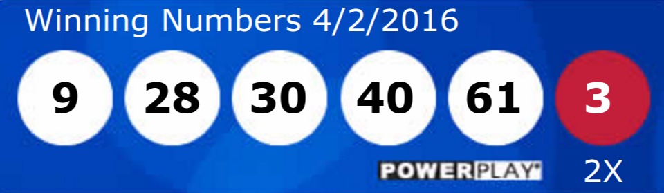 Powerball Números Ganadores Sábado, 2 de Abril 2016
