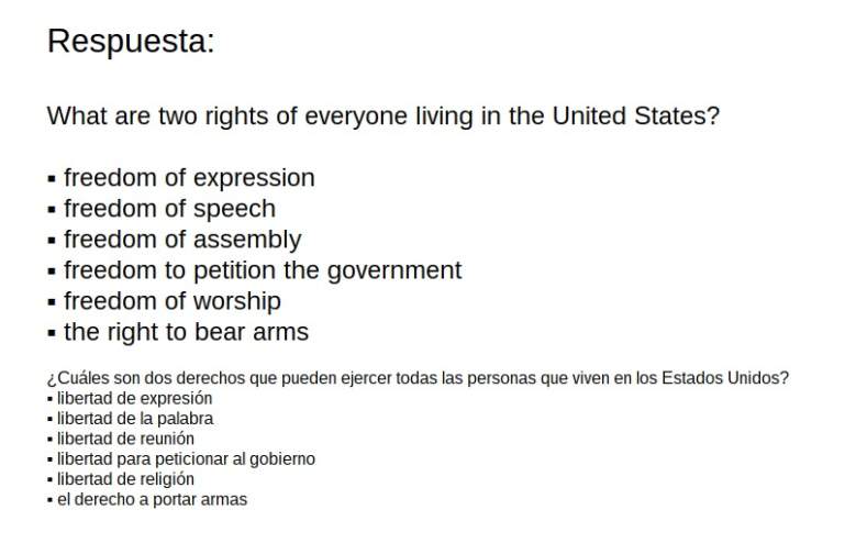 practica para Examen de Ciudadanía Americana, preguntas de Examen de Ciudadanía Americana,