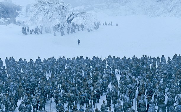 Temporada 6 - Capítulo 10: "Winds of Winter"  El último capítulo puede ser desastroso para los Starks. La pared de hielo podría venirse abajo. Todos conocemos la frase "el invierno se acerca" y ya llegó en esta nueva. Estamos ansiosos de ver las grandes batallas. Una de ellas es la de Jon Snow vs. Ramsay Bolton; Tyrion vs. Daenerys Targaryen; White Walkers vs. The Wall; The Hound vs. The Mountain; Lady Stoneheart vs. Walder; y The Sparrows vs. Cersei Lannister. En fin, una de estas grandes batallas podríamos estar viendo en el último capítulo de la sexta temporada. (Game of Thrones/Facebook)
