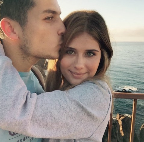 Nerea Camacho y su novio Héctor Rodríguez (Instagram)