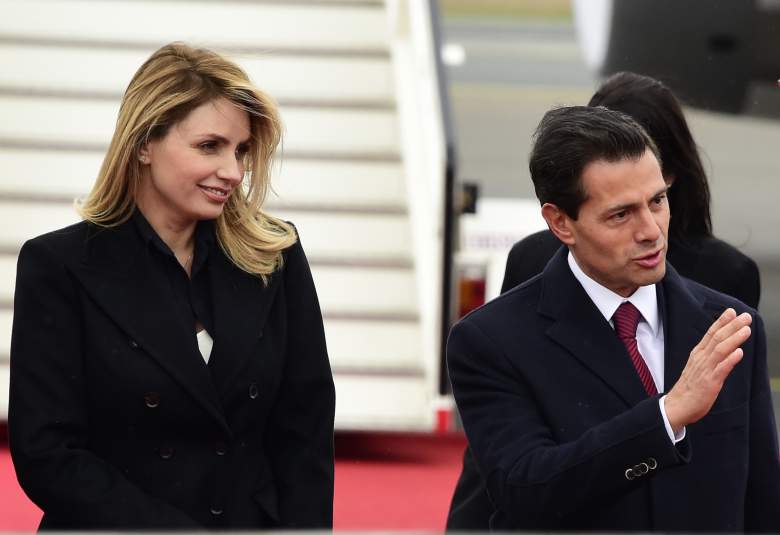 El presidente de México, Enrique Peña Nieto y su esposa Angélica Rivera. (Getty)