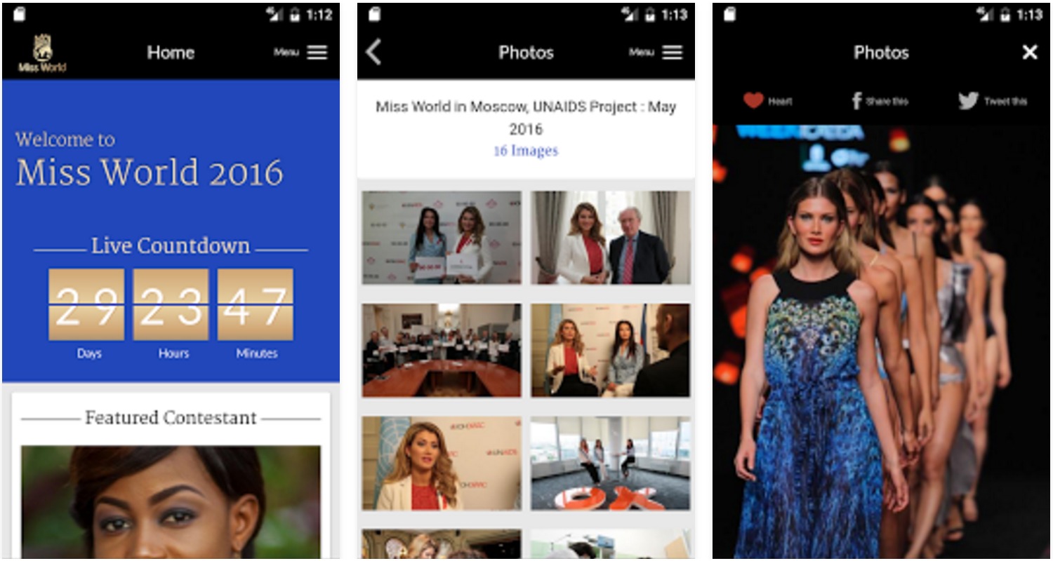 Puedes votar por la 'Favorita del Público' de Miss Mundo descargando la aplicación Miss Mundo. (Play.google.com)