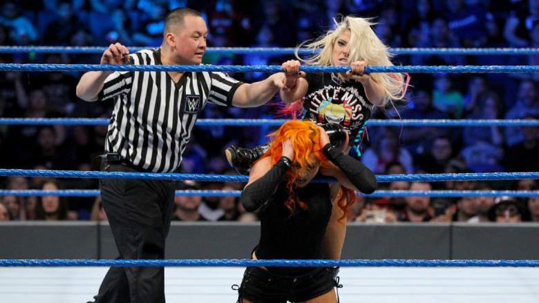Alexa Bliss y Becky Lynch en SmackDown Live. (WWE.com)