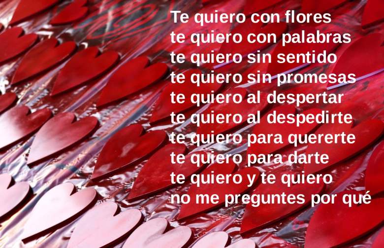 Día de San Valentín 2017, poemas de amor, poemas para valentin, dia de amor, frases cortas