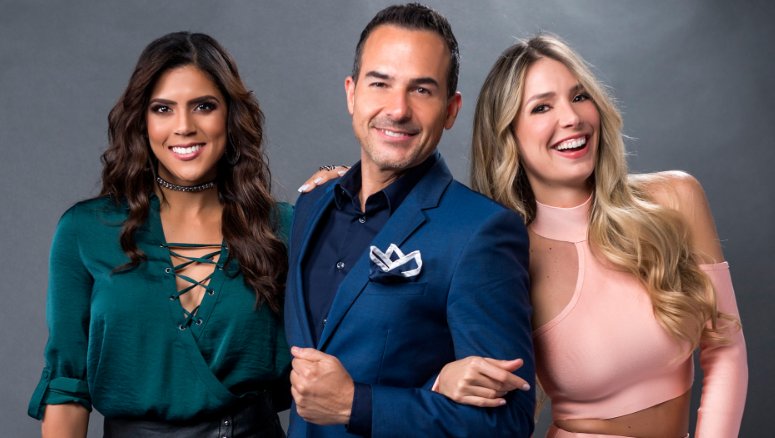 Los presentadores de 'Dale Replay' son Francisca Lachapel (izq. a der.), Carlos Calderón y Alessandra Villegas. (Foto: Francisca Lachapel/Instagram)