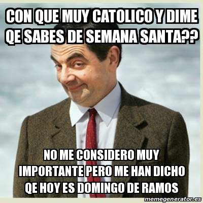 Domingo de Ramos Memes