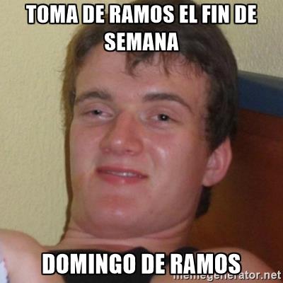 Domingo de Ramos Memes