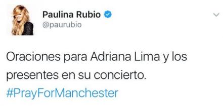 Paulina Rubio Twitter