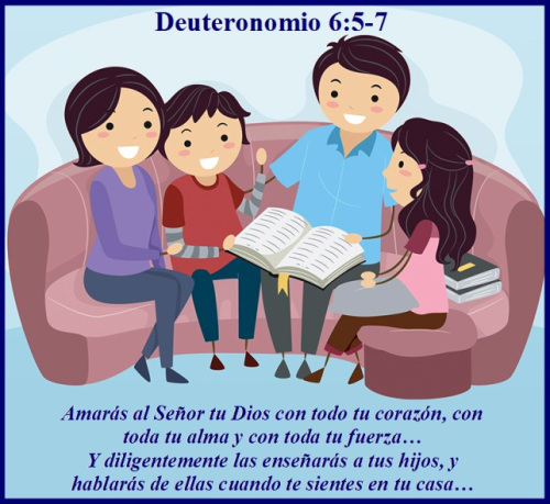 Deuteronomio 6: 5-7, versículos de la Biblia Dia del Padre