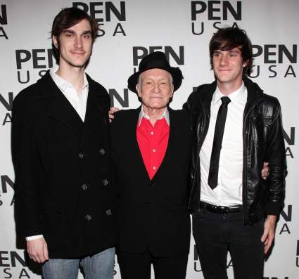 ¿Cuántos hijos tuvo Hugh Hefner?