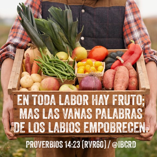 Proverbios 14 -23, versiculos de la biblia para compartir en Labor Day 2017