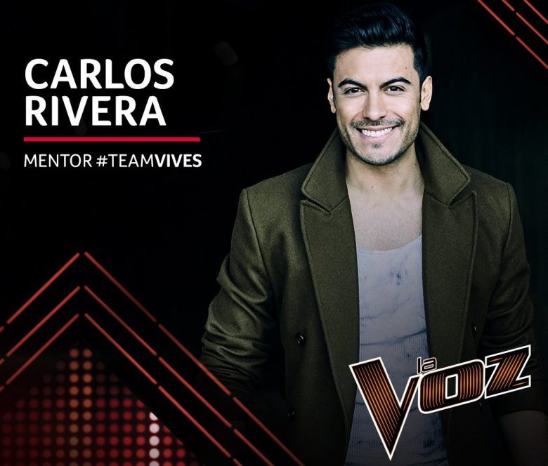Carlos Rivera mentor Team Vives en La Voz