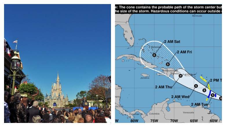 ¿El huracán Dorian golpeará a Disney World?