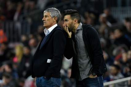 Setién: “Me voy contento con el rendimiento de los jugadores, descontento con el resultado”