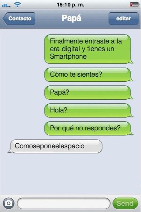 Mira las conversaciones chistosas en WhatsApp