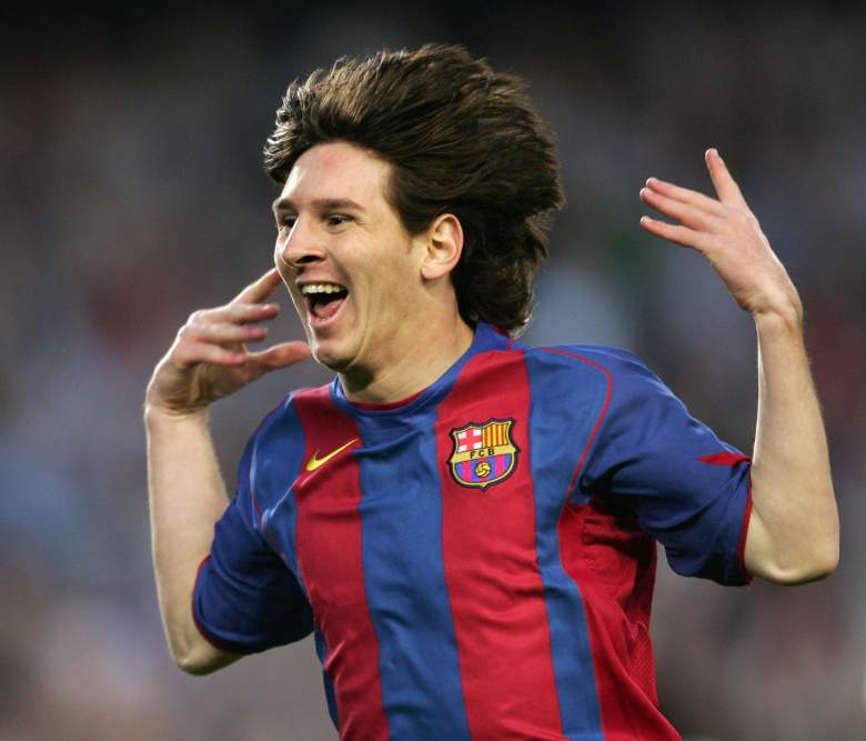 Messi con la camiseta del FC Barcelona
