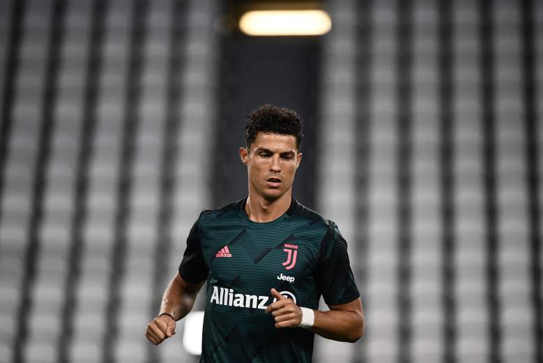 Cristiano Ronaldo calentamiento