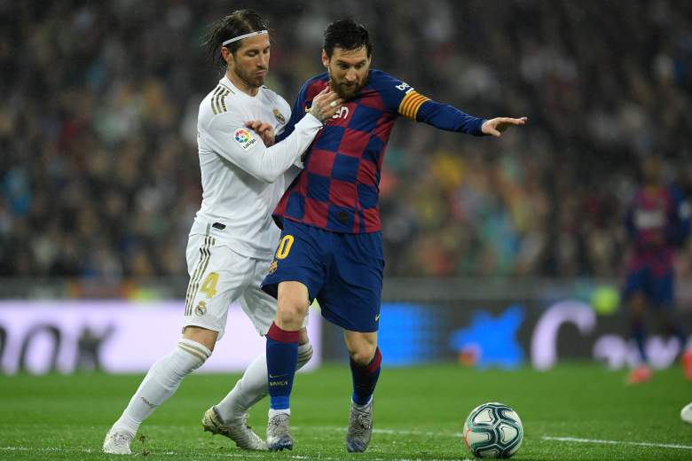 Lionel Messi y Sergio Ramos - El Clásico 2020
