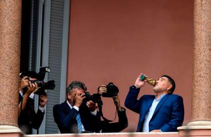 El funeral histórico de Diego Maradona