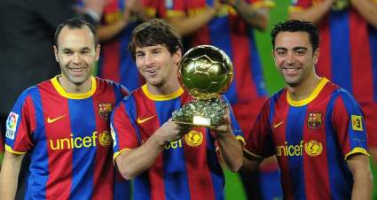 Xavi dedica estas bellas palabras a Messi, a Iniesta y al Barcelona