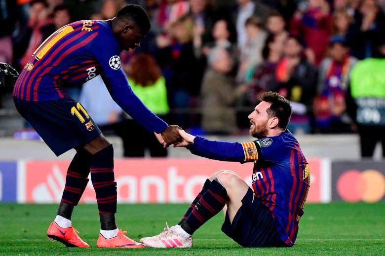 Dembele habla sobre como es jugar con Messi en el Barcelona