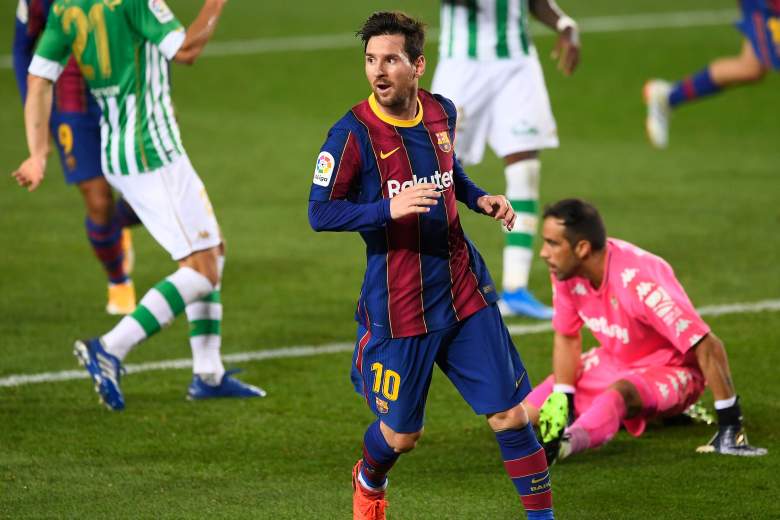 Lionel Messi ante Real Betis.