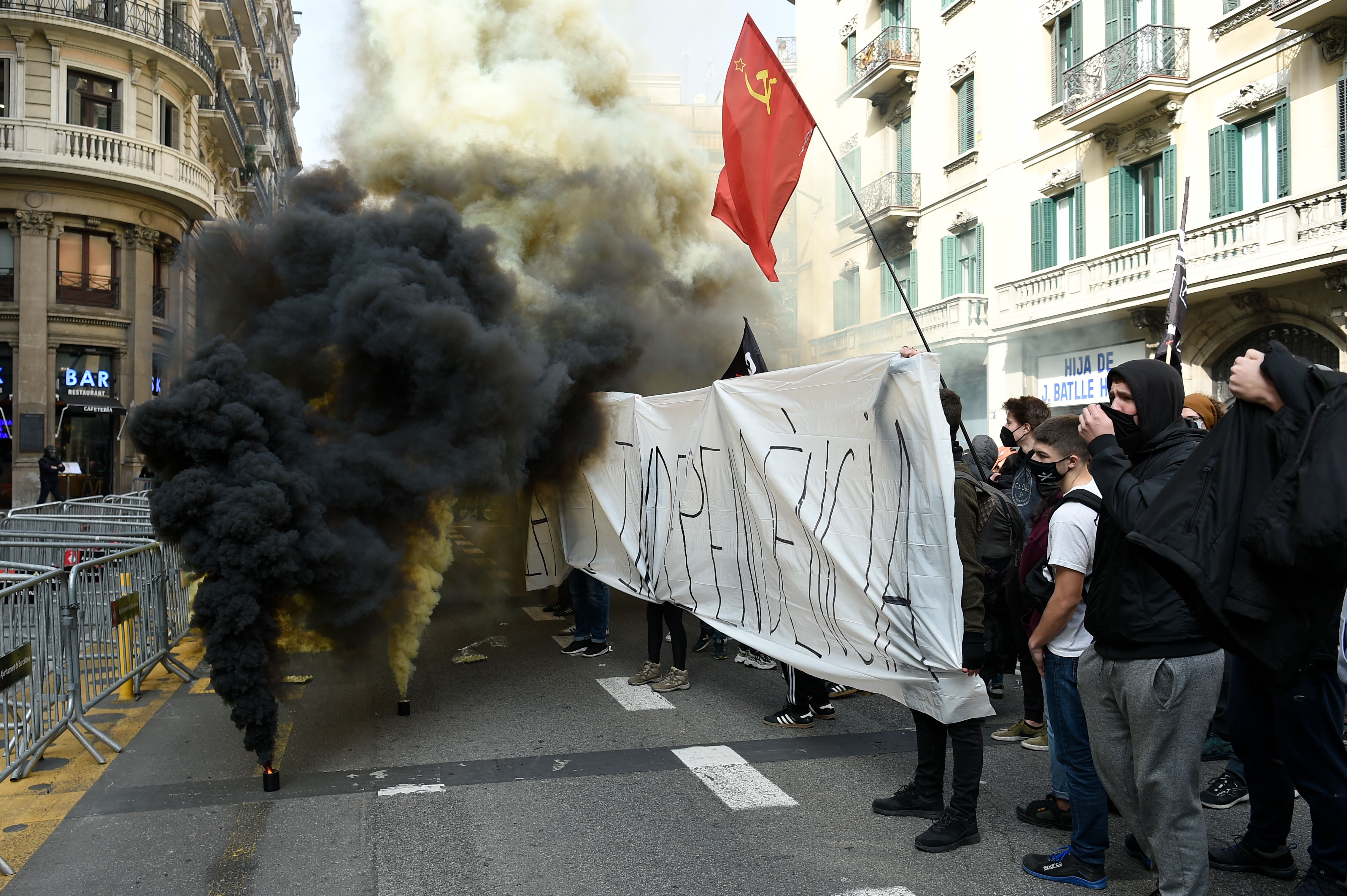 Protestas en España por la detención de Pablo Hasél