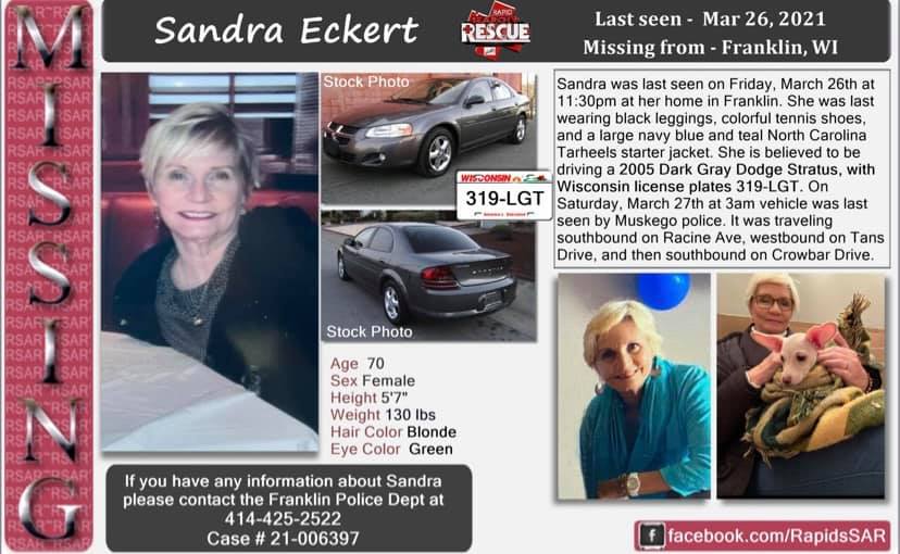 Sandra Eckert desaparecida