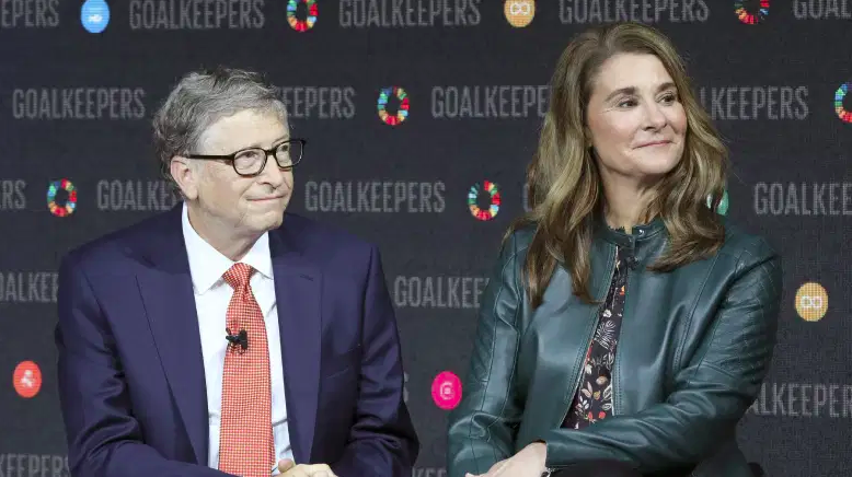 Bill y Melinda Gates en el evento Goalkeepers 2018 en Lincoln Center.