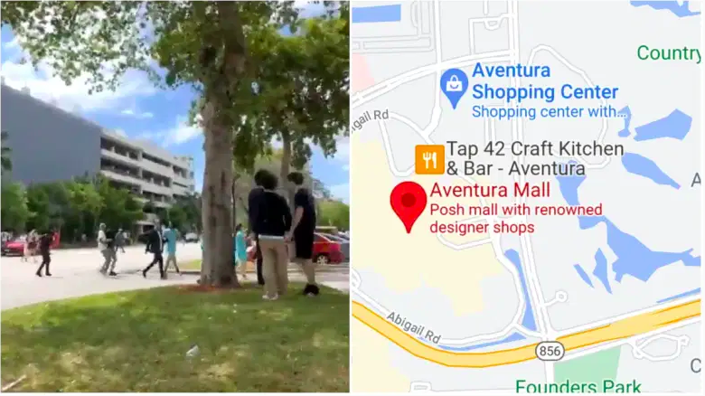 Hay informes de un tiroteo en Aventura Mall.