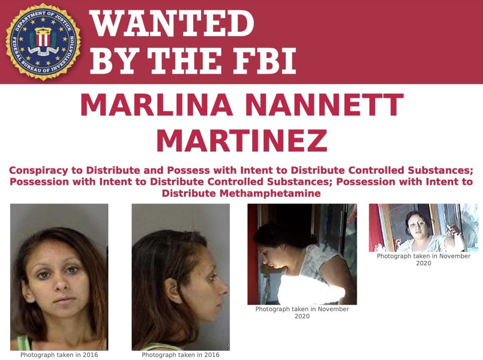 FBI busca a Marlina Nannett Martinez