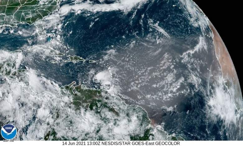 Una columna de polvo sahariano llega al este del Caribe a medida que se desplaza hacia el oeste