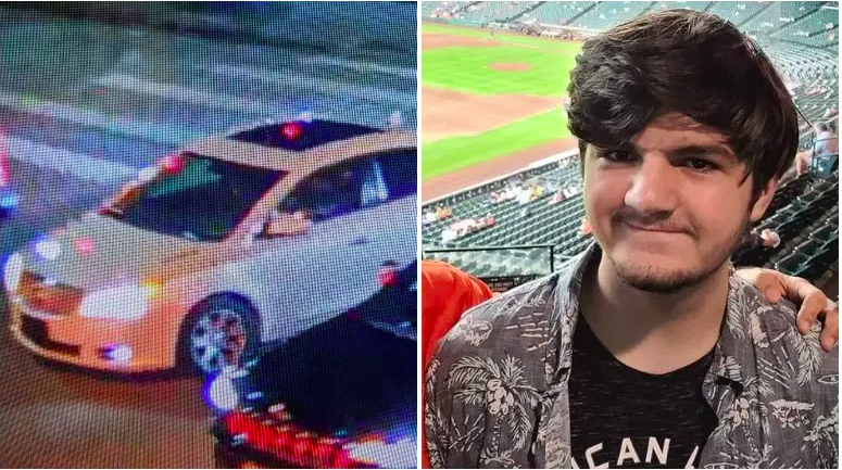La policía de Houston publicó esta imagen de un sedán Buick asociado con el sospechoso / David Xavier Castro.