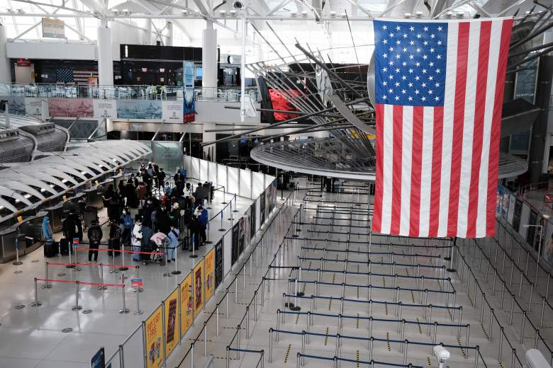 Se ve una terminal internacional en el aeropuerto John F. Kennedy (JFK) el 25 de enero de 2021 en la ciudad de Nueva York.