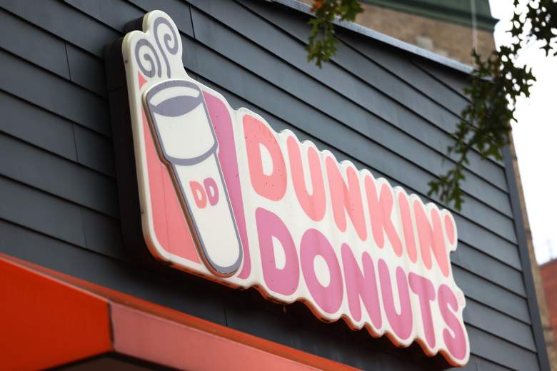 El 26 de octubre de 2020 se ve un letrero de la tienda Dunkin 'en la ciudad de Nueva York.