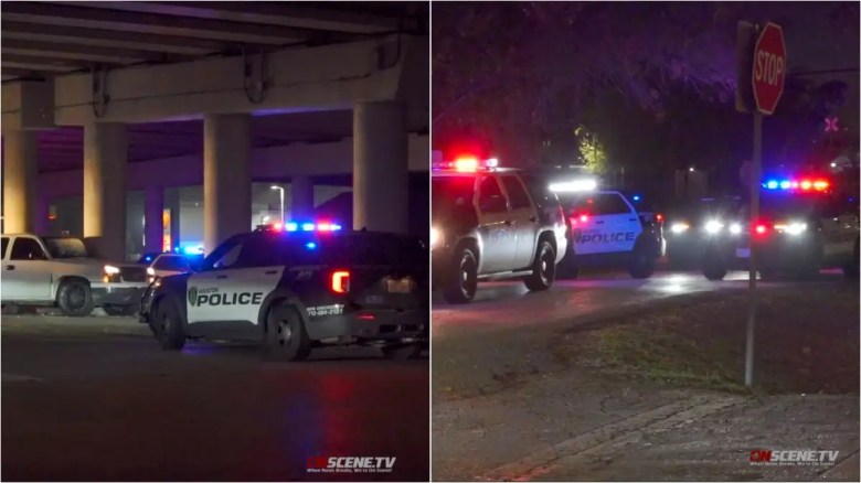 Dos personas fueron arrestadas en persecuciones policiales de alta velocidad en Houston el jueves 9 de diciembre de 2021.