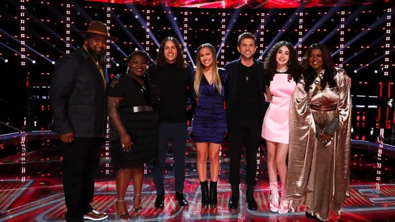 Los cinco primeros en la temporada 21 de 'The Voice'.