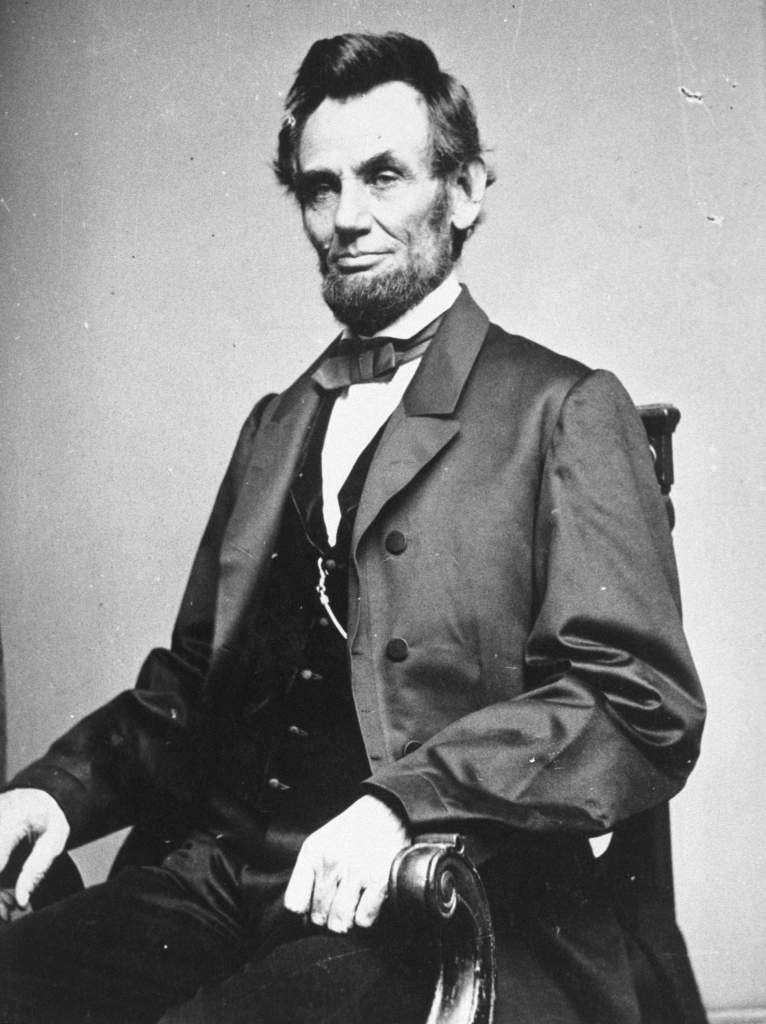 Retrato del decimosexto presidente de los Estados Unidos, Abraham Lincoln. (1809-1865)