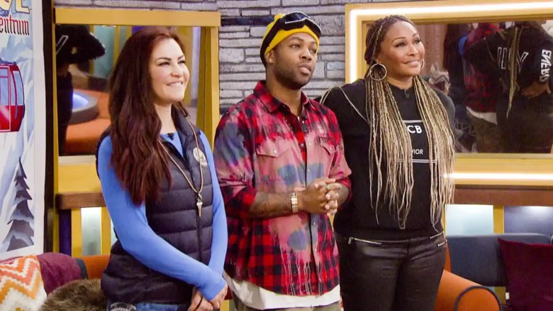 Los tres últimos en 'Celebrity Big Brother': Miesha Tate, Todrick Hall y Cynthia Bailey.