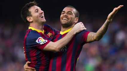 Dani Alves le envió un mensaje a Messi tras ganar el título con el PSG [VER]