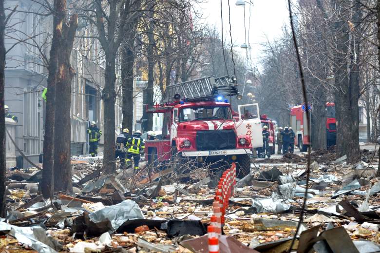 Misil ruso destruye cocina humanitaria en Járkov